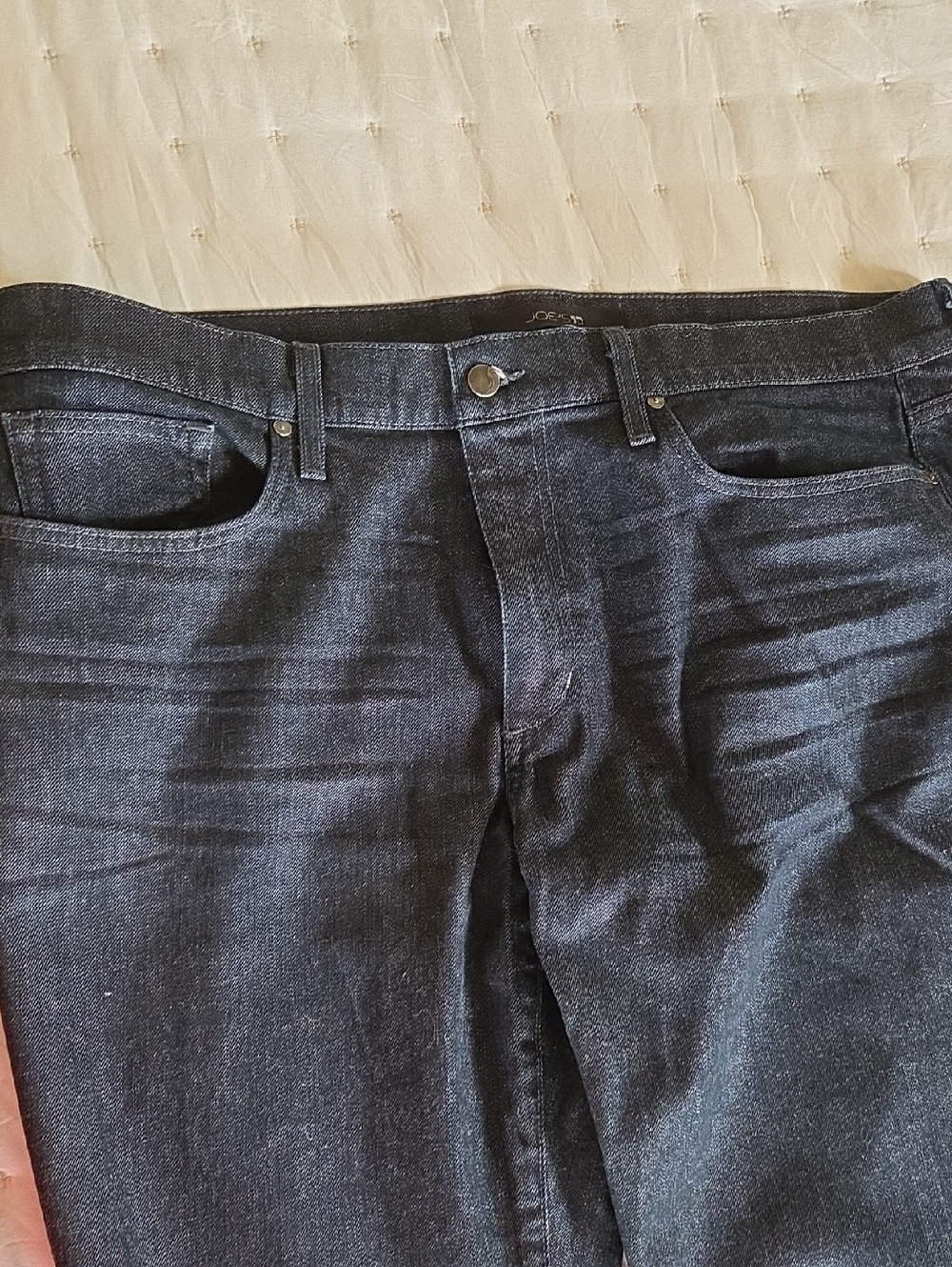 Joe's dark wash denim The Rebel cut